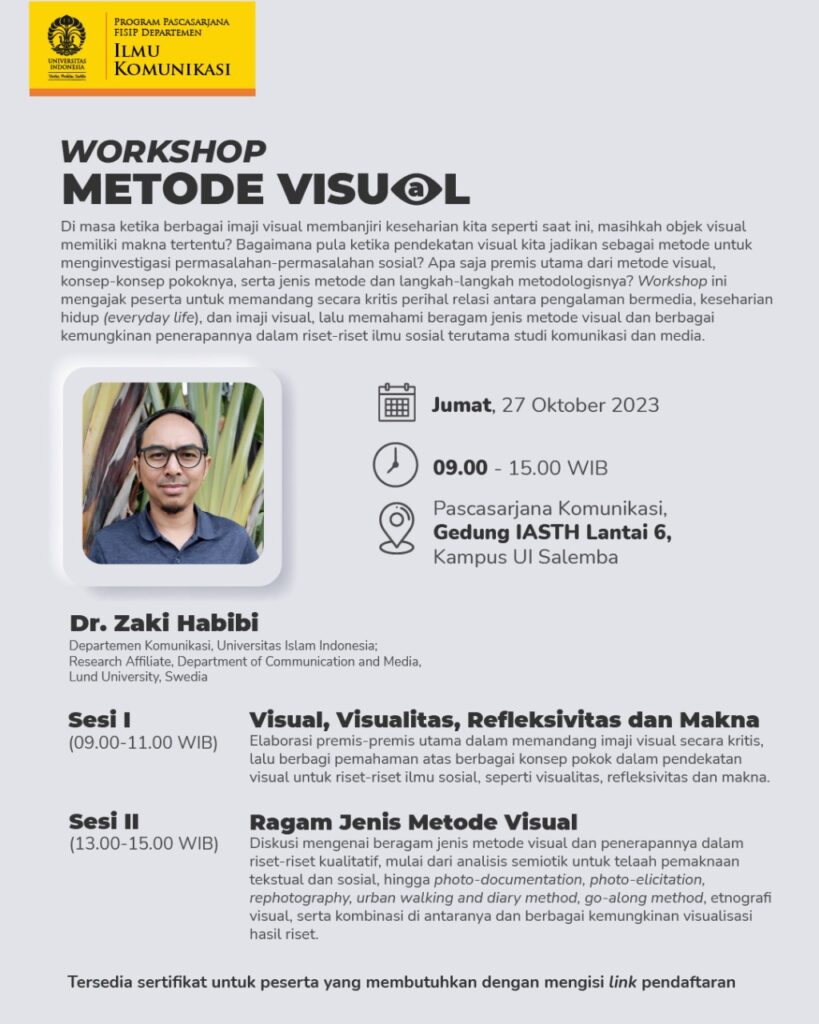 Workshop Metode Visual